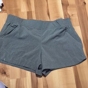 Apana Gray Athletic Shorts Lightweight Comfort